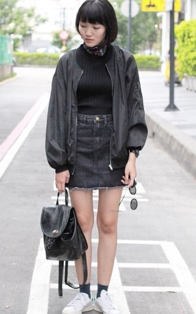 all black
