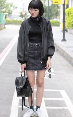 all black