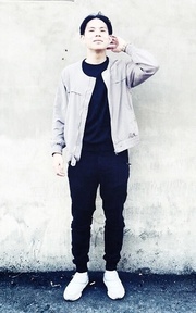 All Black with Gray