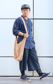 作務衣男子