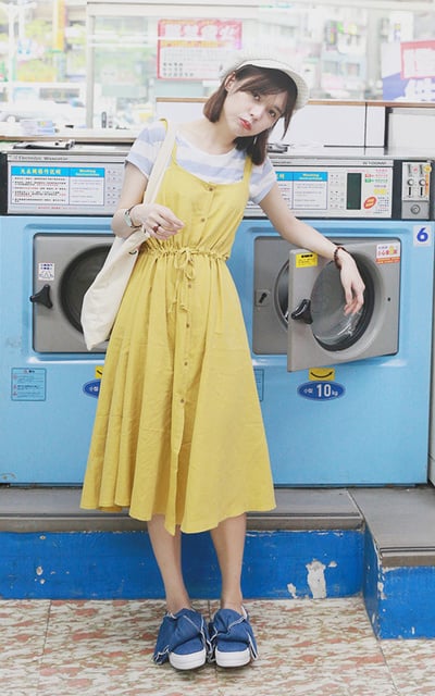 洗衣服順便拍穿搭