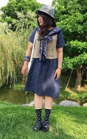 夏日深藍印花