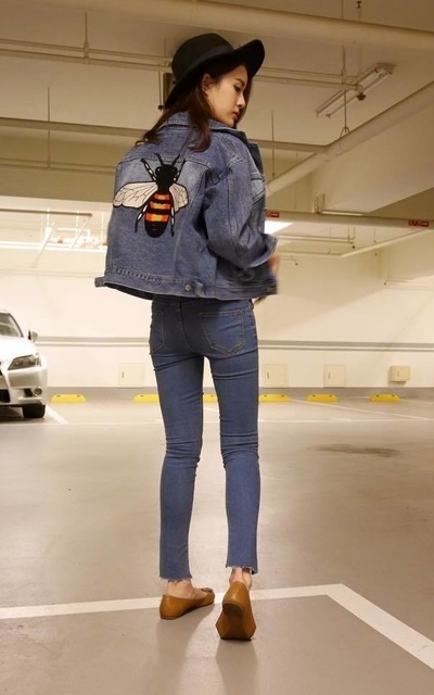 牛仔率性風