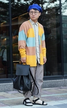 怕熱的男子