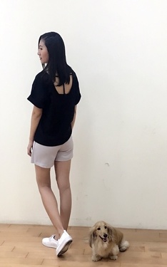 蛋捲陪拍照~~~幸福
