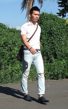 夏天白藍藍