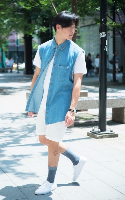 夏日的長版Boy