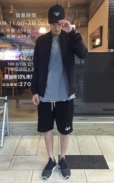 輕鬆休閒的搭配