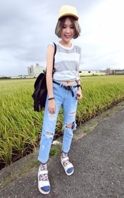 稻田綠油油