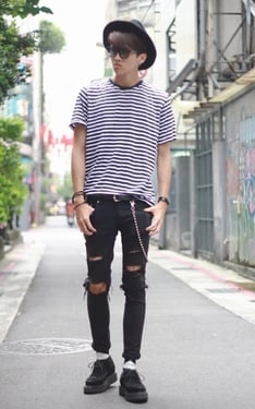 穿厚底鞋好不習慣～～～
