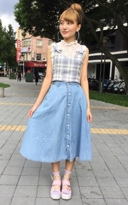 少女百搭圈圈大耳環