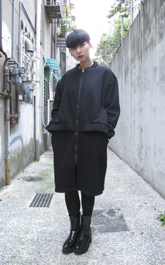 空氣感 oversize 大衣