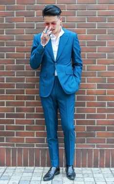 時尚穿搭：MR.Suit優雅的藍