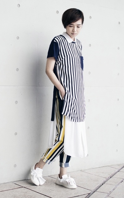 穿搭主题:stripe on stripe by petrina hsieh | dappei