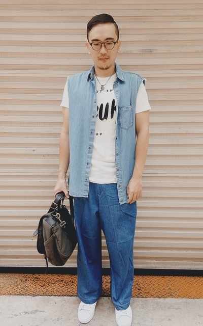 藍 X 白