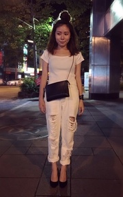 白x白