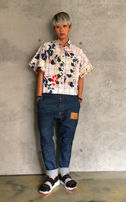 印花帥氣風
