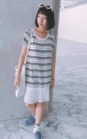 條紋。