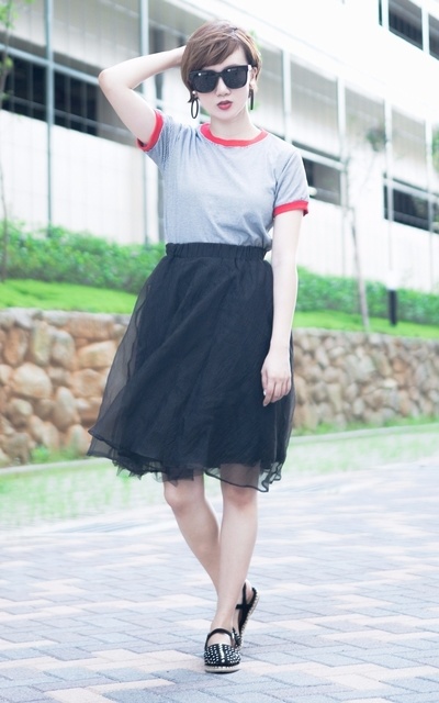 BLACK and RED