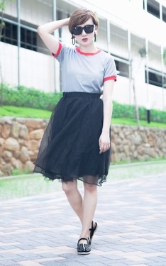 BLACK and RED