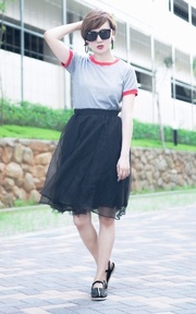 BLACK and RED