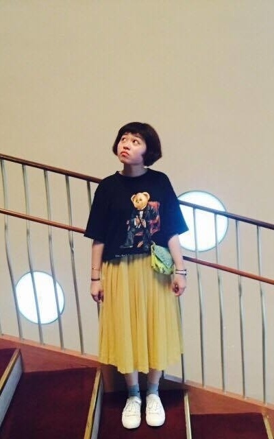 復古黃長裙X歌劇院