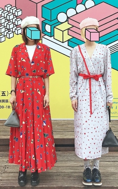 就被這些印花圖案為單位填滿吧