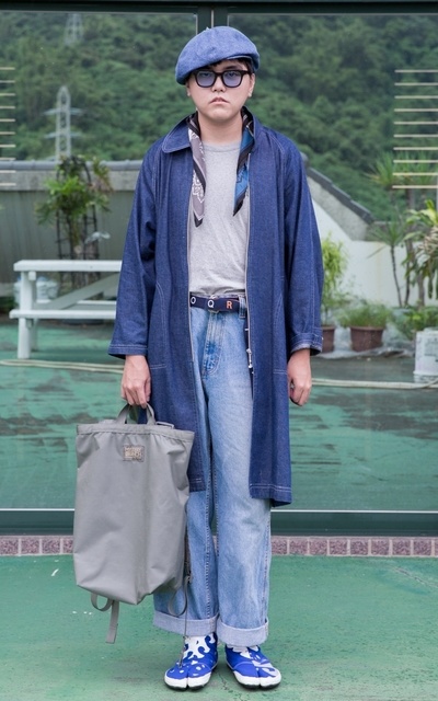 一路藍到底吧～