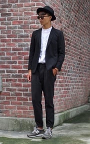 UNIQLO 束口褲 X 都會摩登