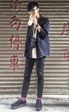 日式浴袍&大地色