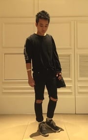 不對稱的穿搭