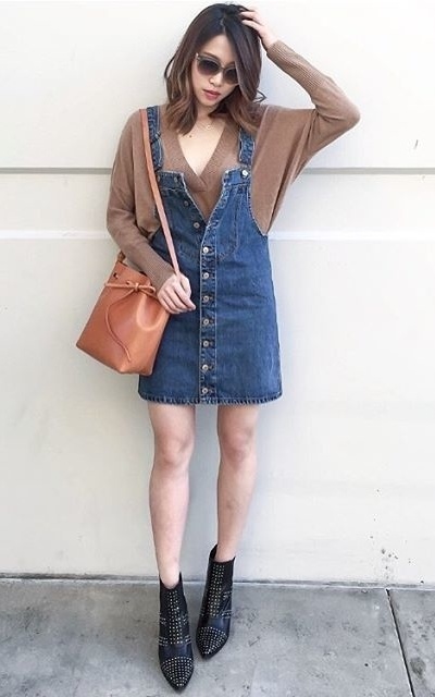 Denim+Sweater
