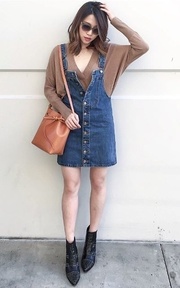 Denim+Sweater