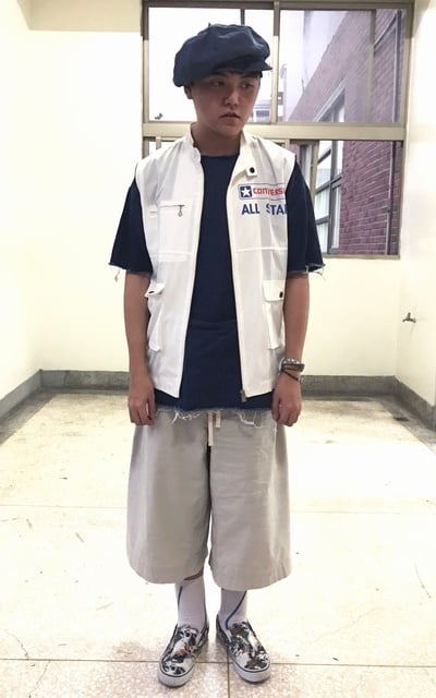 只好再拿出背心了吧～