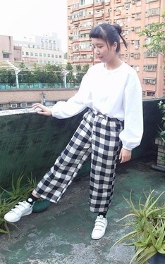 格子褲