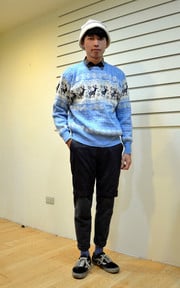 大頭戴漁夫帽