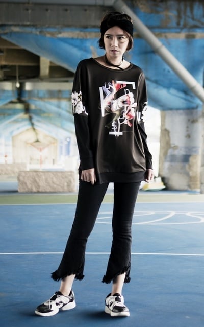 穿搭主题:print on black by petrina hsieh | dappei