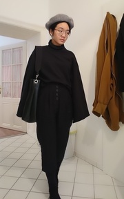 All black