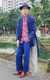 BLUEBLUE JAPAN 純手工藍染寬褲的時尚穿搭
