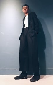 難得穿寬褲