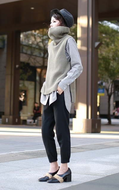 喜歡冬天的UNIQLO很有層次