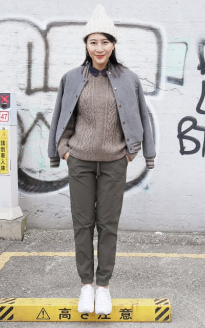 冬天的UNIQLO女孩