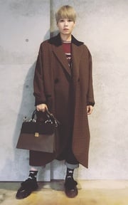 像穿男人的大衣