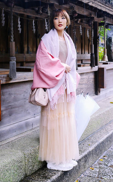 時尚穿搭：雨之京都