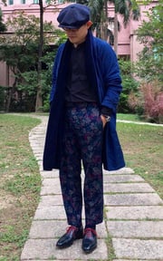 騷包紳士.花褲與SYNDRO睡袍