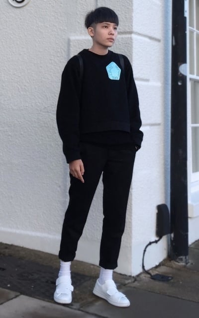 ▲ #green #black #acne #acnestudios #allblack #casual 。▲