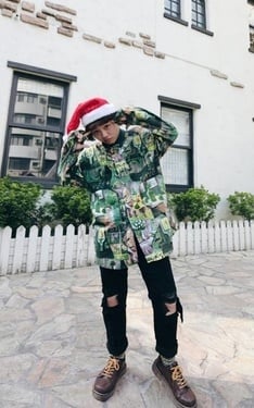 聖誕節過了還是想扮聖誕樹~~