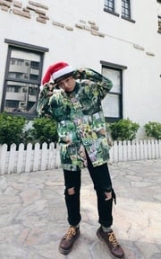 聖誕節過了還是想扮聖誕樹~~