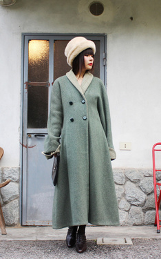 Green Wool Coat
