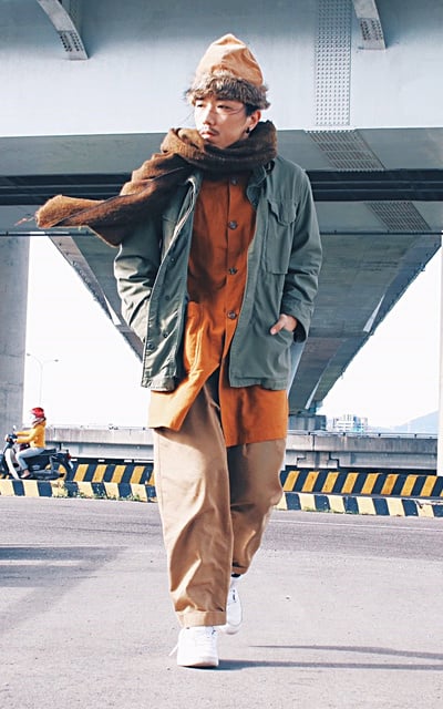 公路軍裝蒙古人